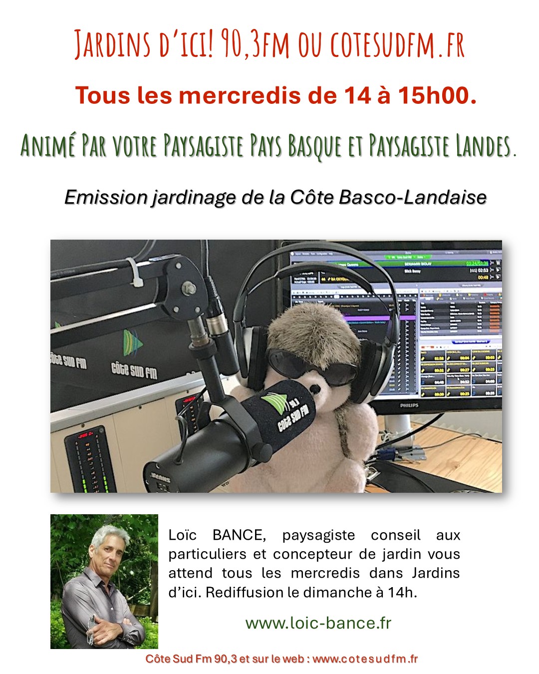 Paysagiste Ahetze Jardins d'ici : Emission jardinage de la Côte Basco-Landaise.