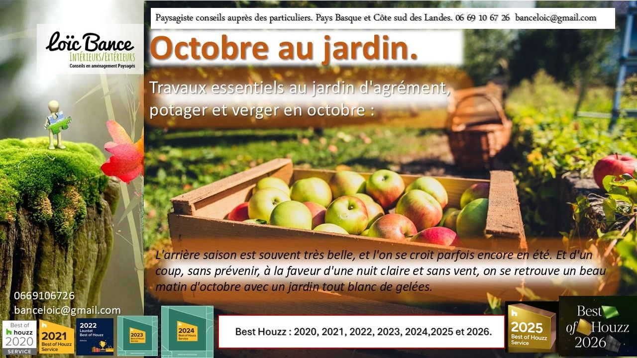 Octobre 2026 au jardin Ahetze Paysages